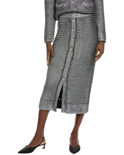 TOCCIN TOCCIN TANI BUTTON FRONT MIDI SKIRT