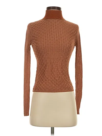 Pre-owned Toccin Turtleneck Sweater In Brown