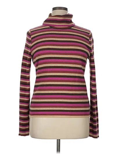 Pre-owned Toccin Turtleneck Sweater In Purple