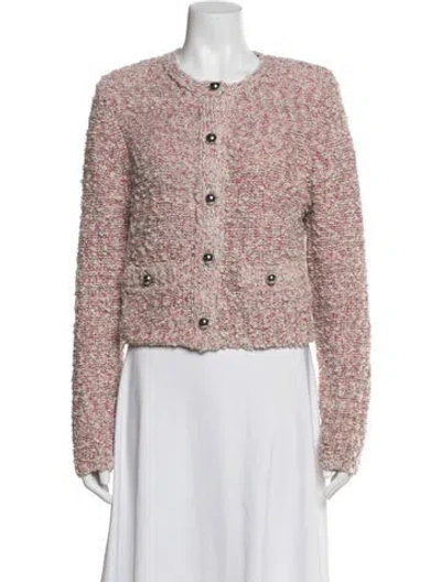 Pre-owned Toccin Tweed Pattern Jacket In Multicolor