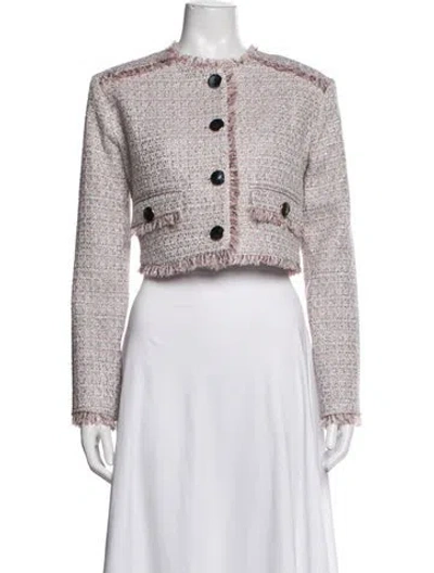 Pre-owned Toccin Tweed Pattern Jacket W/ Tags In Multicolor