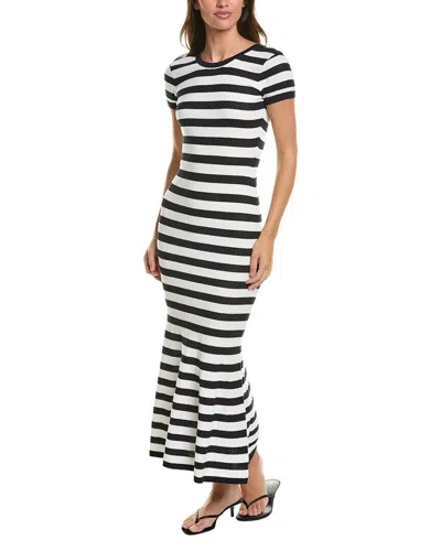 Toccin Valli Low Back Maxi Dress In Animal Print