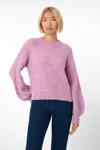 Toccin Vera Crew Neck Sweater In Pink