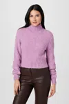 Toccin Vera Turtle Neck Sweater In Purple