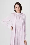 Toccin Veronica Pussy Bow Blouse In Pink