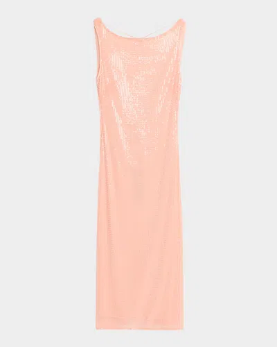 Toccin Wendolyn Embellished Cowl-back Midi Dress In Multi