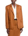 Toccin Willa Boyfriend Blazer In Orange