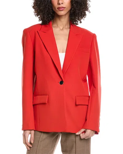 Toccin Willa Boyfriend Blazer In Red