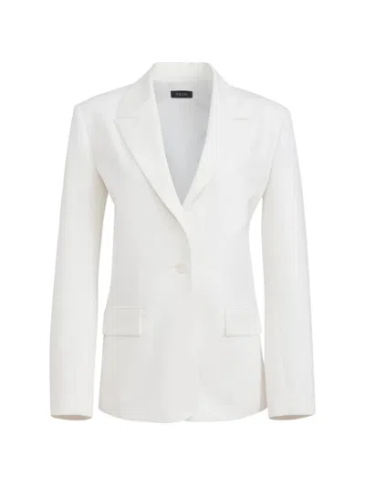 Toccin Willa Boyfriend Blazer In White