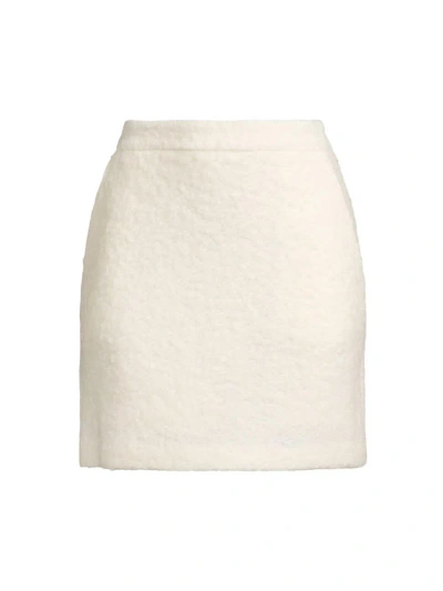 Toccin Women's Addison Wool-blend Miniskirt In Ivory