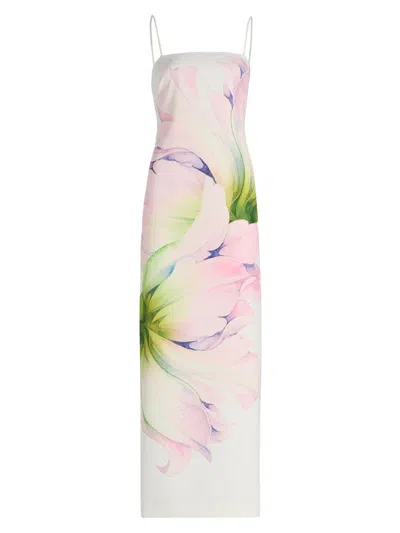 Toccin Adelina Sculpted Cami Gown In Pink