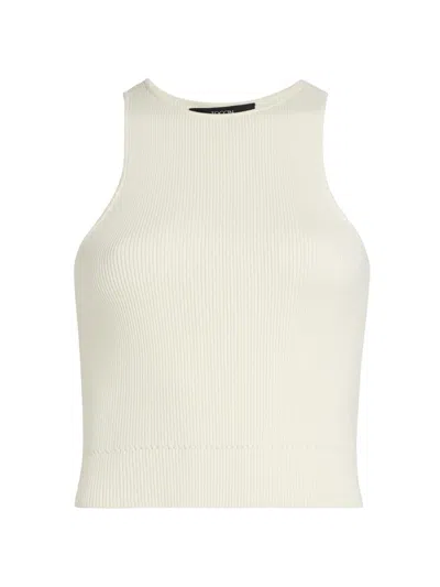 Toccin Regina Racerback Tank Top In Ivory