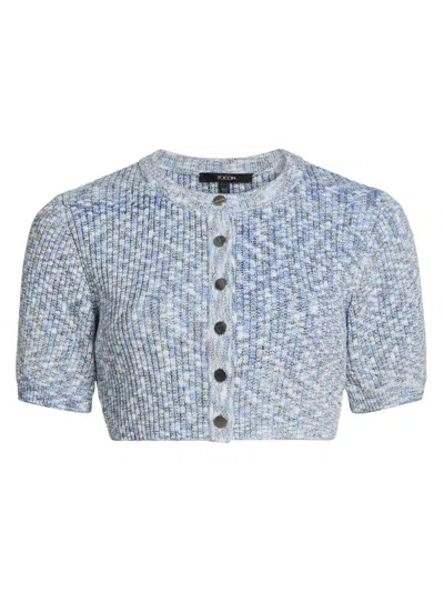 Toccin Women's Christy Cropped Short-sleeve Cardigan