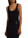 Toccin Women's Delaney Rib-knit Bodysuit In Black