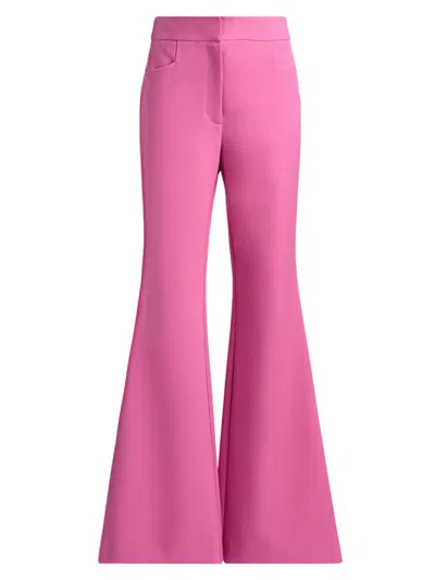 Toccin Women's Gaia High-rise Flared Pants In Pink