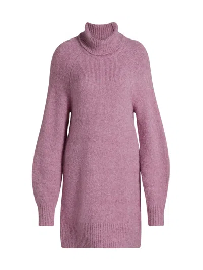 Toccin Women's Lena Turtleneck Minidress In Pink
