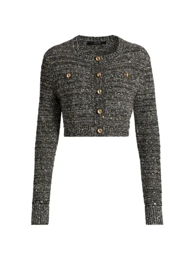 Toccin Women's Miller Sequin Knit Cardigan In Multi
