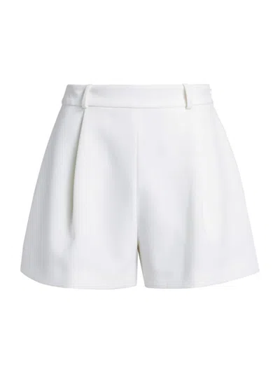Toccin Savannah Pleated Trouser Short In White
