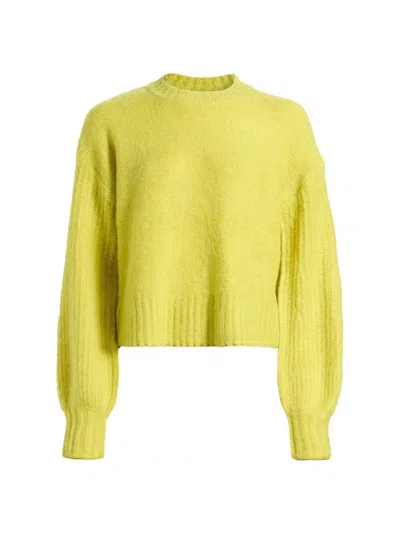 Toccin Women's Vera Crewneck Sweater In Yellow
