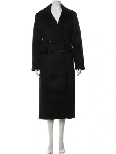Pre-owned Toccin Wool Coat In Black