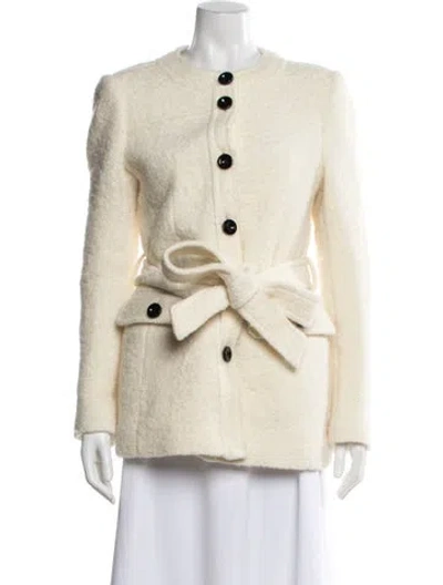 Pre-owned Toccin Wool Jacket In Neutral