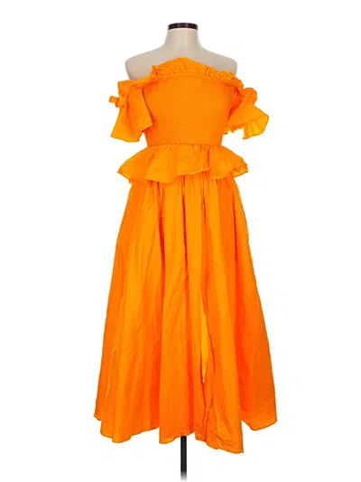 Pre-owned Toccin X Rtr Cocktail Dress In Orange