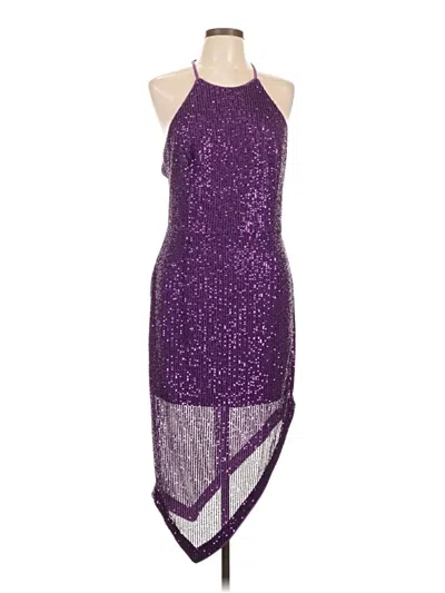Pre-owned Toccin X Rtr Cocktail Dress In Purple