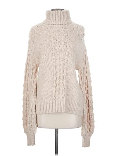 Pre-owned Toccin X Rtr Turtleneck Sweater In White