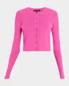 Toccin Zoe Cropped Cardigan In Pink