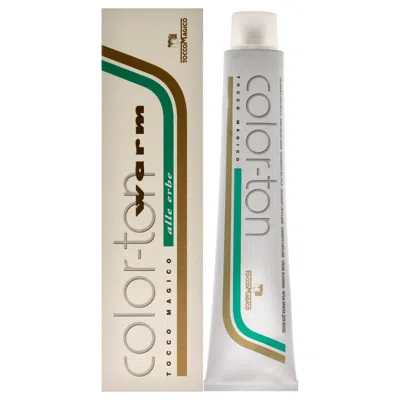 Tocco Magico Color-ton Permanent Hair Color - 9nw-9.03 Very Light Warm Blond For Unisex 3.3 oz Hair Color In Gray