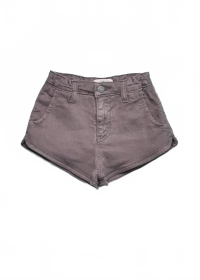 Tocoto Vintage Kids' Girl's Denim Shorts In Vintage Black In Brown