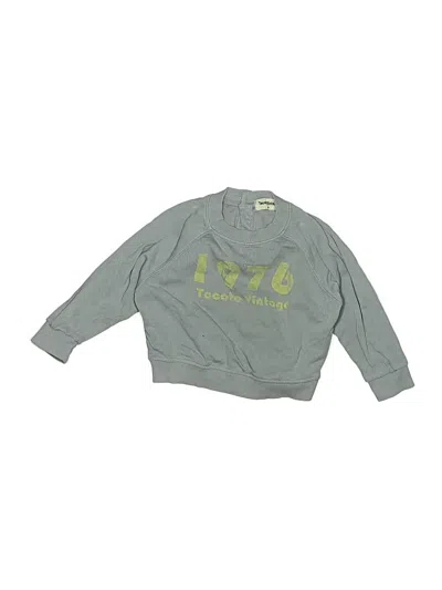 Pre-owned Tocoto Vintage Babies' Sweatshirt In Green