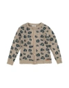 Tocoto Vintage Toddler Girl Cardigan Sand Size 4 Polyacrylic, Wool, Polyamide In Beige