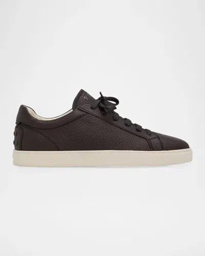 Tod & Apos;s Men & Apos;s Moccassino Gomma Leather Low-top Sneakers In Multi