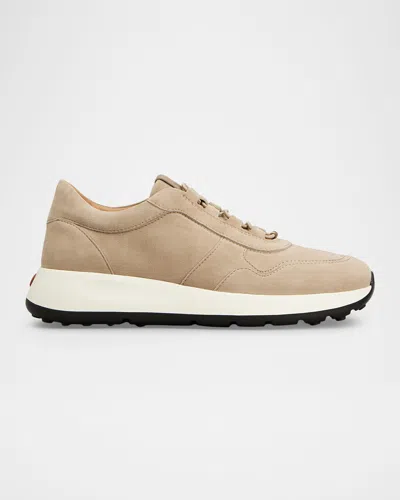 Tod & Apos;s Sportiva Suede Trainer Sneakers In Neutral