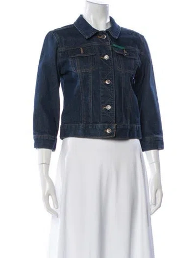 Pre-owned Todd Oldham Denim Jacket In Blue