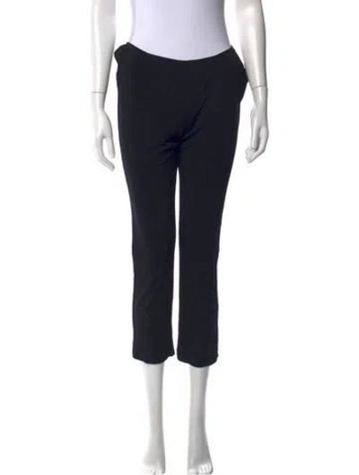 Pre-owned Todd Oldham Straight Leg Pants In Black
