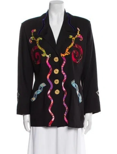 Pre-owned Todd Oldham Vintage 1980's Blazer In Black