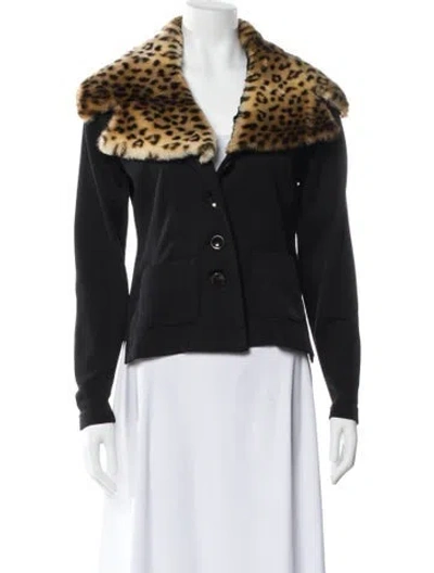 Pre-owned Todd Oldham Vintage 1992 Evening Jacket In Black