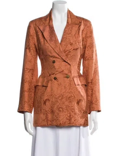 Pre-owned Todd Oldham Vintage 1995 Blazer In Orange