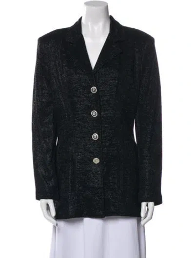 Pre-owned Todd Oldham Vintage 1996 Blazer In Black