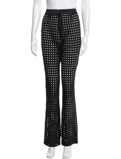 Pre-owned Todd Oldham Vintage Flared Pants In Black