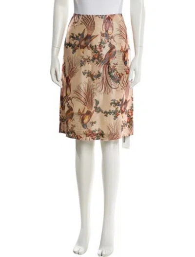 Pre-owned Todd Oldham Vintage Knee-length Skirt W/ Tags In Neutral