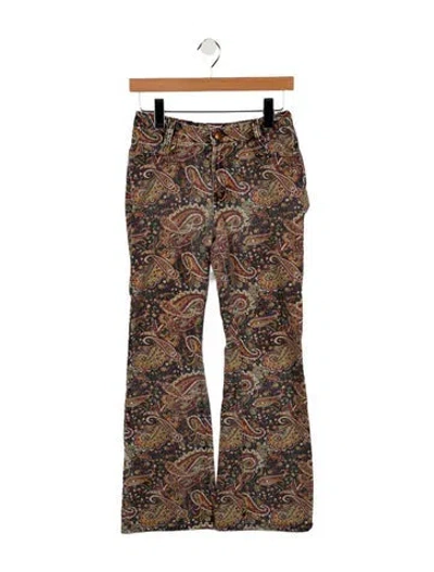 Pre-owned Todd Oldham Vintage Wide Leg Jeans In Black