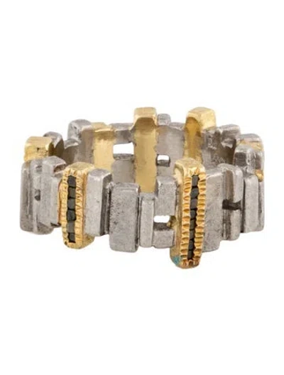 Pre-owned Todd Reed Diamond Band Ring In Multicolor