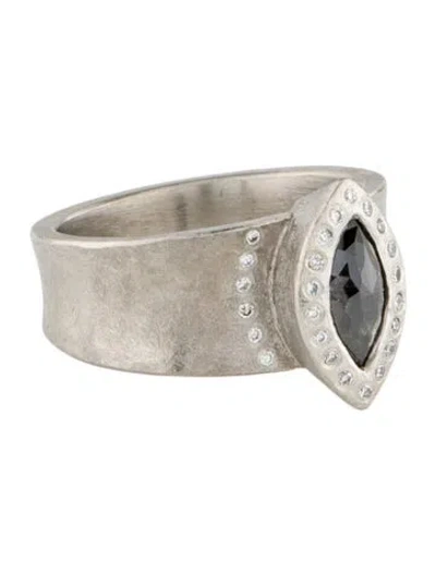 Pre-owned Todd Reed Diamond Cocktail Ring In Multi