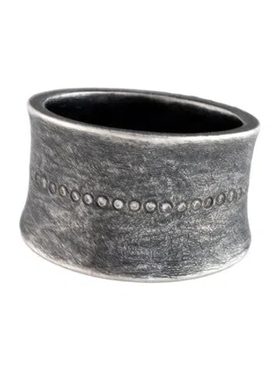 Pre-owned Todd Reed Diamond Tapered Ring In Multi