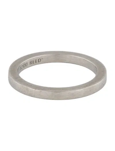 Pre-owned Todd Reed Palladium Brushed Band In Multi