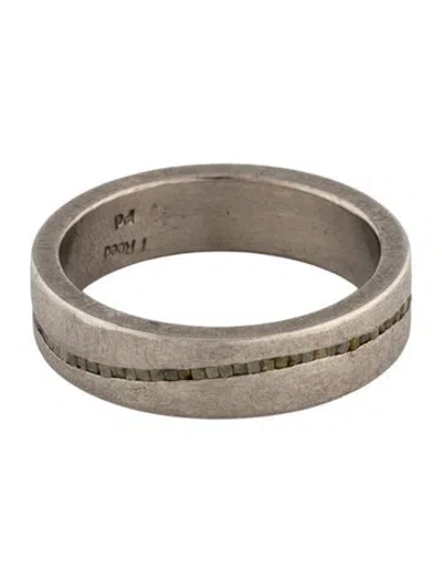 Pre-owned Todd Reed Palladium Diamond Band In Multi