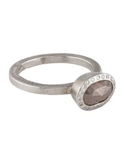 Pre-owned Todd Reed Palladium Diamond Engagement Ring In Multi